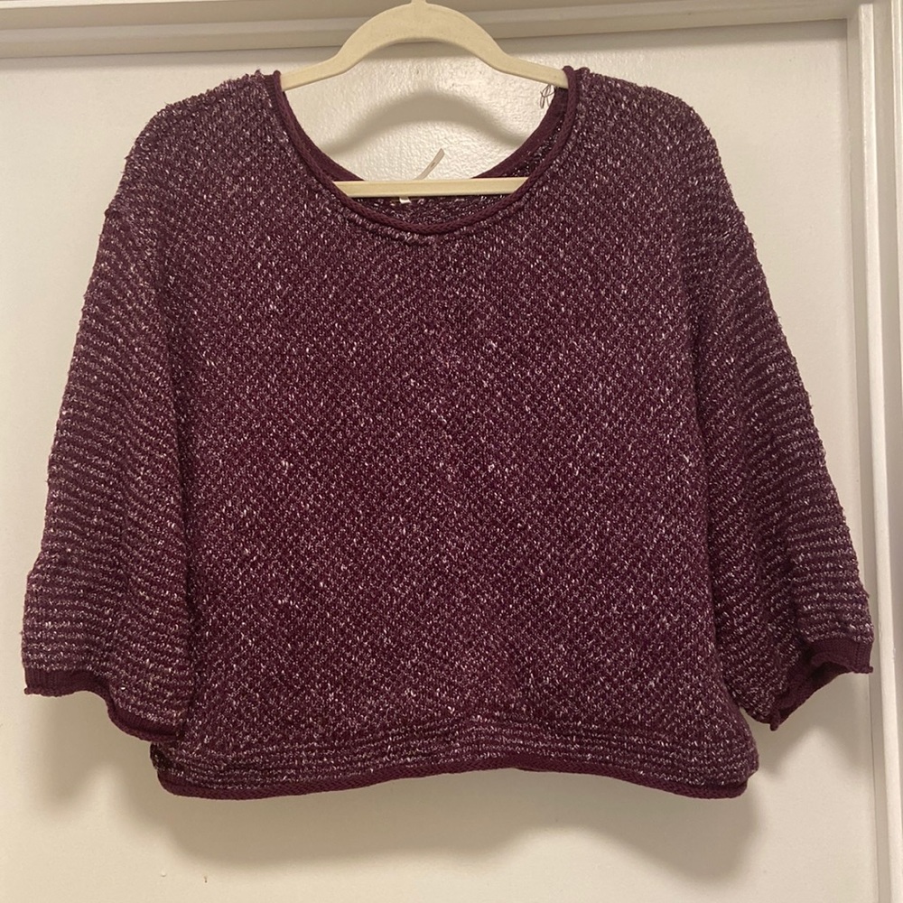 Free People cropped sweater